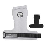 Mammal Strength Gymnastic Hand Grips V3 - 0-Hole Fingerless Grips for Pull Ups, Cross Fit, WOD, Muscle Ups, Weightlifting & Gymnastics (S)