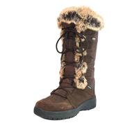 Mammal Women's 'Lucia2' Full Length Winter Boots with Flip-over Ice Grips in Brown | Size: 4 Mammal Brown 4