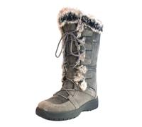 Mammal Women's 'Lucia2' Full Length Winter Boots with Flip-over Ice Grips in Grey | Size: 7 Mammal Grey 7