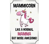 mammicorn like a normal mamma but more awesome funny cute cool unicorn birthday christmas notebook journal gag gift for mamma: happy mothers day ... kids grandson granddaughter grandkids