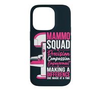 Mammo Tech Breast Cancer Awareness Radiology Case for iPhone 14 Pro