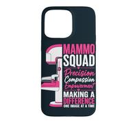Mammo Tech Breast Cancer Awareness Radiology Case for iPhone 15 Pro Max