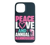 Mammo Tech Prevention Breast Cancer Awareness Case for iPhone 15