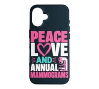 Mammo Tech Prevention Breast Cancer Awareness Case for iPhone 16