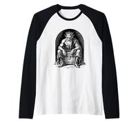 Mammon Crowned in Contradiction Raglan Baseball Tee