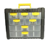 Workshop Tool Organiser Storage Box 7 Drawers Carry Handle Accesories Bits Nails