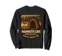 Mammoth Cave Kentucky Shirt Longest Cave Bats Retro Sunset Sweatshirt