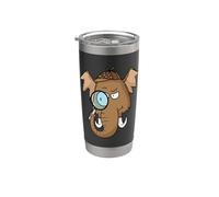 Mammoth Detective with Magnifying Glass Stainless Steel Insulated Tumbler
