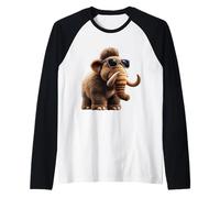 Mammoth Funny Mammoths Cute Mammoth Raglan Baseball Tee