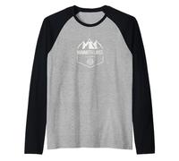 Mammoth Lakes California Raglan Baseball Tee