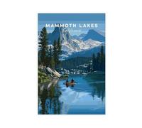 Mammoth Lakes Mountain Adventure Canvas Poster Bedroom Decor Landscape Office Room Decor Gift 24x36inch(60x90cm)