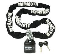 MAMMOTH LOCMAM MOTORCYCLE MOTORBIKE 1.8M LONG AND 10MM THICK CHAIN LOCK BEST SECURITY