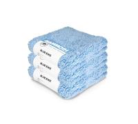 Mammoth Microfibres BlueEwe Dual Pile Microfibre Towel, 40cm x 40cm (3 Pack)