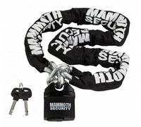 Mammoth Motorcycle Scooter Motorbike Heavy Duty Security Lock & Chain 1.2m (Black)
