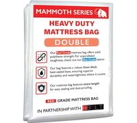 MAMMOTH Premium Mattress Storage Bag - Robust Protection for Moving & Storing - Shields Against Dust, Stains, and Pests (Double)