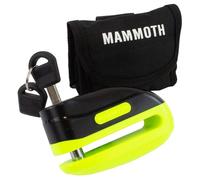 Mammoth Security Motorcycle Disc Lock Rouge Anti-Theft Brake Disclock (Yellow, 10mm Pin)