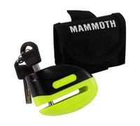 Mammoth Security Motorcycle Disc Lock Rouge Anti-Theft Brake Disclock (Yellow, 6mm Pin)