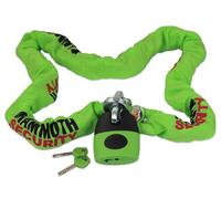 Mammoth Security Motorcycle Lock & Chain Sold Secure Gold Approved 12mm Thick Square Chain x 1.8m Long Motorbike Scooter Quad Padlock & Chain