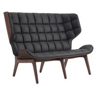 Mammoth Sofa Leather cover Norr11 Oak dark stained Dunes Leather Anthracite - 4251501613626
