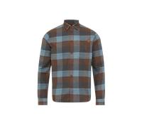 Mammut 100% organic cotton flannel Trovat Longsleeve Shirt Men - gabbro-strata, L