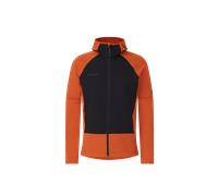 Mammut Abrasion-resistant, stretchy climbing midlayer Massone ML Hooded Jacket Men - autumn larice-black, XXL
