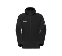 Mammut Abrasion-resistant, stretchy climbing midlayer Massone ML Hooded Jacket Men - black, XXL