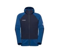 Mammut Abrasion-resistant, stretchy climbing midlayer Massone ML Hooded Jacket Men - tschiel-marine, S
