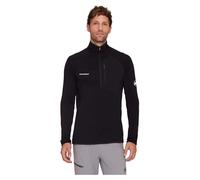 Mammut - Lightweight zip-up fleece - Aenergy Light ML Half Zip Pull Men Black for Men in Recycled Polyester - Size M Black M