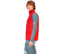 Mammut Lightweight, thermoregulating ski touring vest Aenergy ML Hybrid Vest Men - dark red- red, M