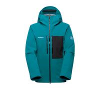 Mammut All-mountain hardshell ski jacket Stoney HS Hooded Jacket Men - deep teal-black, XL