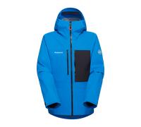 Mammut All-mountain hardshell ski jacket Stoney HS Hooded Jacket Men - glacier blue-black, M