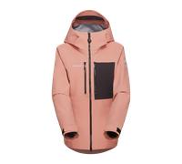 Mammut All-mountain hardshell ski jacket Stoney HS Hooded Jacket Women - quartz dust-black, S