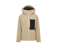 Mammut - Insulated and Waterproof Thermal Ski Jacket - Men's - Stoney HS Thermo Hooded - Stoney HS Thermo Hooded Jacket Men Sablun Black for Men - Size L - Beige Beige L