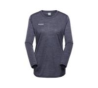 Mammut All-natural performance tee Tree Wool FL Longsleeve Women - marine melange, M