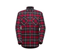 Mammut Alvra Longsleeve Shirt Men Black-Blood red S