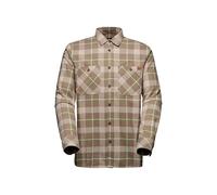 Mammut Alvra Longsleeve Shirt Men Dark Sand-neo Lime L