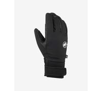 Mammut - Ski touring Gloves in PrimaLoft® and GORE-TEX WINDSTOPPER - Astro Guide SO Glove Black for Men in Leather - Size 9 Black 9