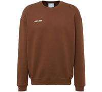 Mammut Warm, 100% organic cotton crew neck Base ML Crew Neck Men Mini Logo - soil, M