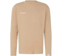 Mammut - Mammut Base Longsleeve T-Shirt Mini Logo - Longsleeve size M, sand