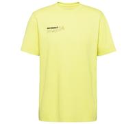 Mammut - Base T-Shirt Multi-Pitch - T-shirt size S, yellow