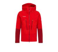 Mammut Body-mapped, lightweight ski touring jacket Aenergy Pro SO Hybrid Hooded Jacket Men - red-dark red, S