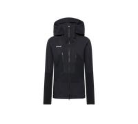 Mammut Body-mapped, lightweight ski touring jacket Aenergy Pro SO Hybrid Hooded Jacket Women - black, S