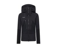 Mammut Body-mapped, lightweight ski touring jacket Aenergy Pro SO Hybrid Hooded Jacket Women - black, XL