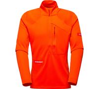Mammut - Breathable fleece jacket with zip - Eiger Nordwand Advanced FL Half Zip Pull Men Eiger Orange for Men - Size M Orange M