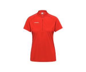 Mammut Breathable half-zip performance t-shirt Ducan FL Half Zip T-Shirt Women - red, S