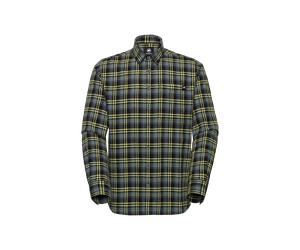 Mammut Breathable, hemp-blend long-sleeved shirt Trovat Summer Longsleeve Shirt Men - black-strata, XXL