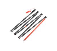 Mammut Carbon Probe 280 speed lock ski poles 2 pcs 2.8 m Black, Red