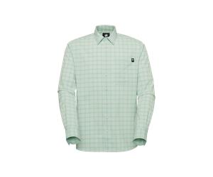 Mammut Classic long-sleeved hiking shirt Lenni Longsleeve Shirt Men - silver sage-pinea, S