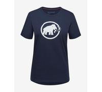 Mammut Core Classic Short Sleeve T-Shirt Blue White Women - XS