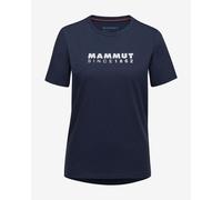 Mammut Core Logo Short Sleeve T-Shirt Navy Blue Women - L